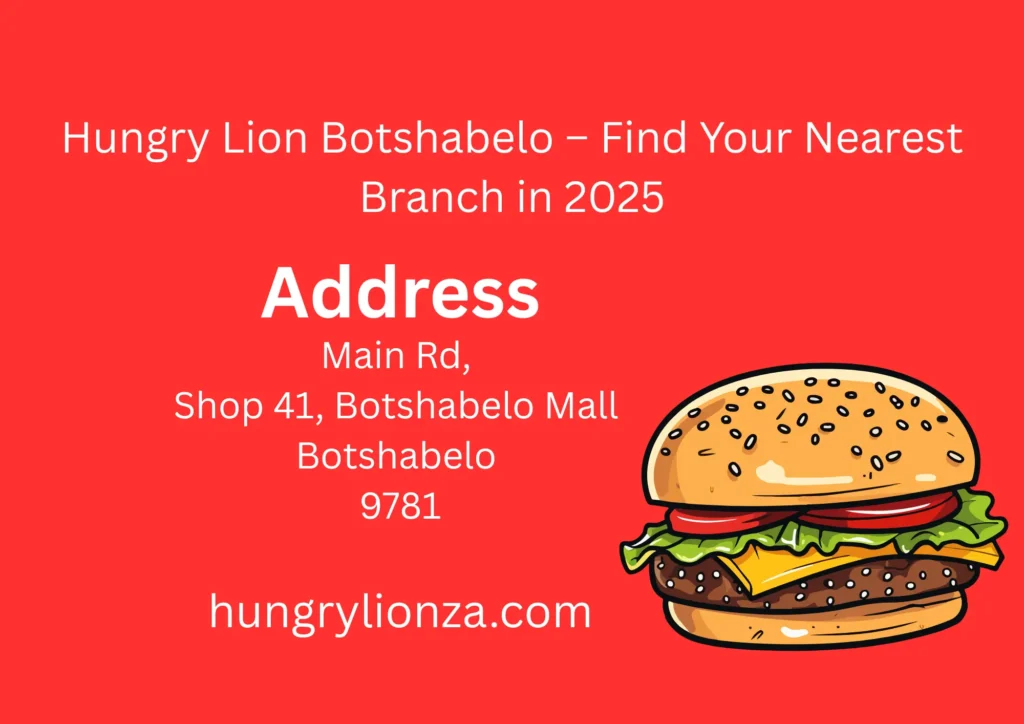 Hungry Lion Botshabelo
